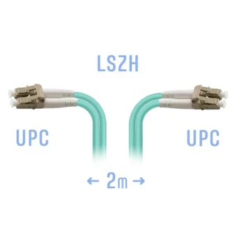 Патчкорд оптический B-Optix LC/UPC MM Duplex 2 метра