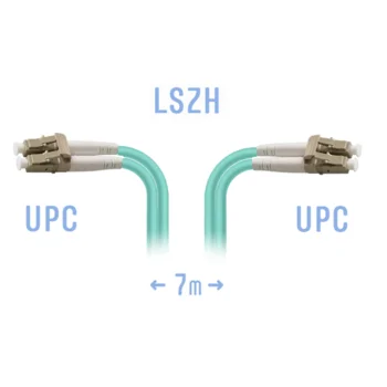 Патчкорд оптический B-Optix LC/UPC MM Duplex 7 метров