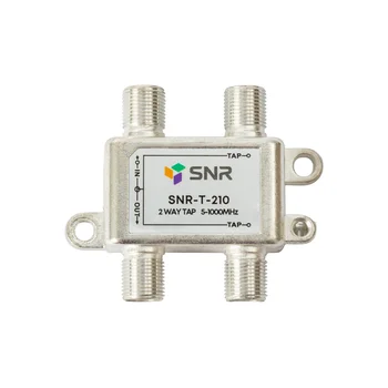 Ответвитель абонентский SNR-T-210 на 2 отвода вносимое затухание IN-TAP 10dB.