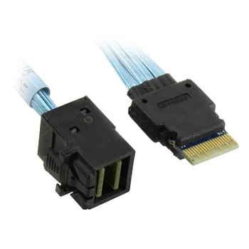 Кабель Gigabyte HDmSAS-SlimSAS 80см, внутренний