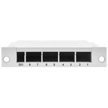 Пластиковая кассета для оптических распределительных коробок 8 портов SC