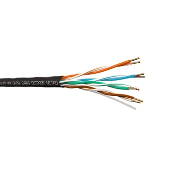 Кабель U/UTP4 cat.5e NETKO, 24 AWG BC, на катушке, PE, outdoor, 305м