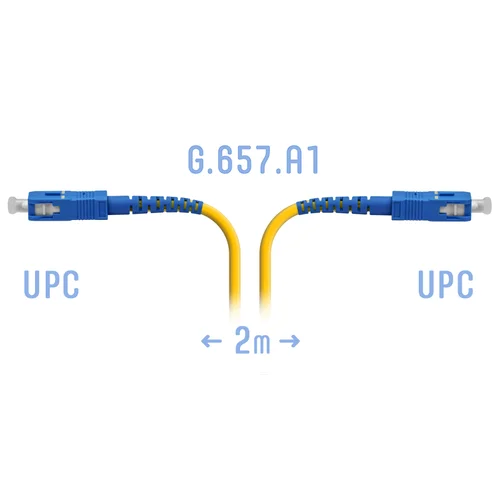 Патчкорд оптический B-Optix SC/UPC SM G.657.A1 2 метра