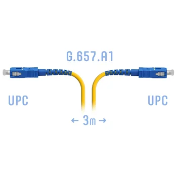 Патчкорд оптический B-Optix SC/UPC SM G.657.A1 3 метра