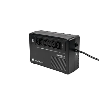 ИБП Back-Save BV Systeme Electric 600 ВА, автоматическая регулировка напряжения, 6 розеток С13, 230 В, 1 USB Type-A