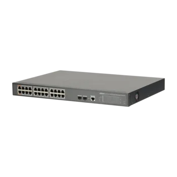 Управляемый 26-портовый гигабитный коммутатор с 24 PoE портами DH-PFS4226-24GT-360