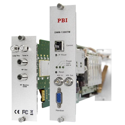 Модуль трансмодулятора QAM DMM-1300TM-S2C для цифровой ГС PBI DMM-1000