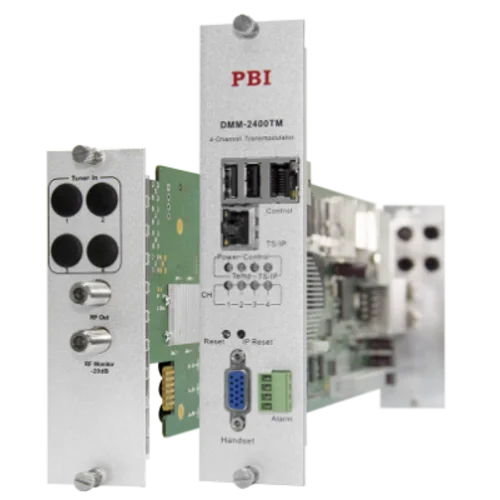 Модуль 4х поточного QAM модулятора PBI DMM-2410TM-30IC для цифровой ГС PBI DMM-1000