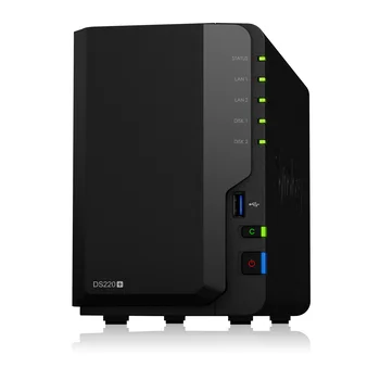 Сетевое хранилище Synology DiskStation DS220+, 2xHDD 3,5", 2х1000Base-T, без дисков