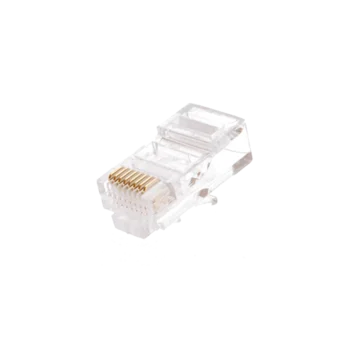 Коннектор NETLAN RJ45/8P8C под витую пару, Кат.5e (Класс D), неэкранированный, уп.100 шт.