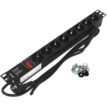 Блок распределения питания NTSS NTSS-PDU-DA2034 гор.размещ. 8xSchuko базовые 16A Schuko 2м