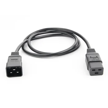 Кабель питания IEC320-C20/IEC320-C19, 220B, 16А, 1.8м