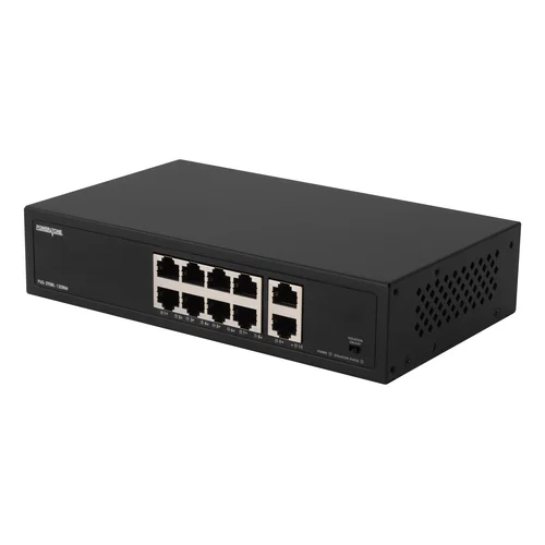 Неуправляемый 8 портовый PoE коммутатор PUS-2T08L-120RM с возможностью установки в стойку