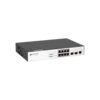Управляемый PoE коммутатор уровня 2 BDCOM S2510-P, 8x 10/100/1000Base-T, 2x 100/1000BASE-X (SFP), PoE 802.3af/at до 130W, 220VAC
