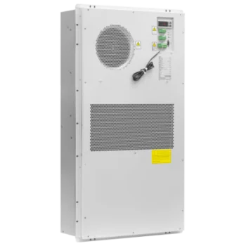 Кондиционер для установки в уличный шкаф, холодопроизводительность 2500Вт, со встроенным электрическим калорифером, 220В переменного тока