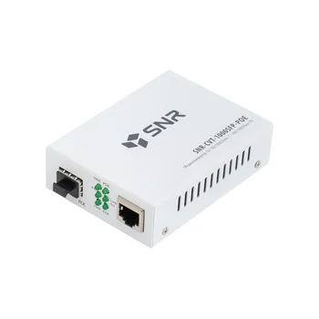 Медиаконвертер 10/100/1000-Base-T c PoE / 100/1000Base-FX с SFP-портом