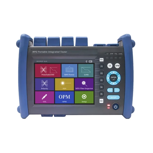 Тестер для оптических линий MPO (MM, 24 волокна, 850нм, VFL, OPM, OLS)