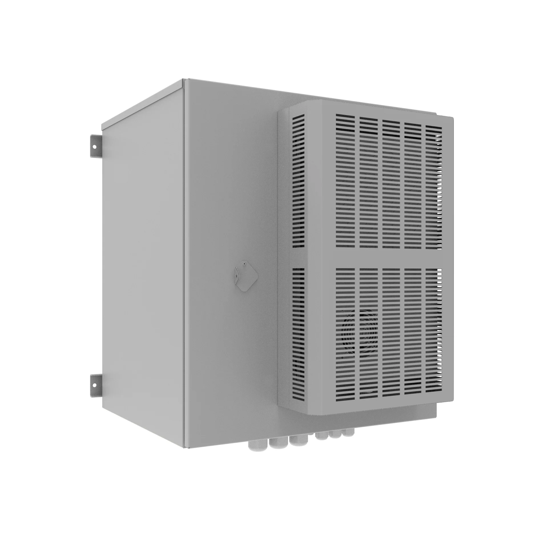 Шкаф уличный всепогодный 15U глубина 600мм (предустановленный кондиционер 500Вт)