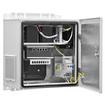 Настенный термошкаф 600x600x250 мм, с ИБП