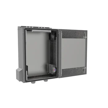 Шкаф уличный серии OWC, 800х650х250, в составе: обогрев, вентиляция, 2 монтажные панели (Комплект №2)