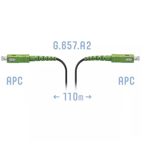 Патчкорд оптический FTTH SC/APC, кабель 604-05-01, 110 метров