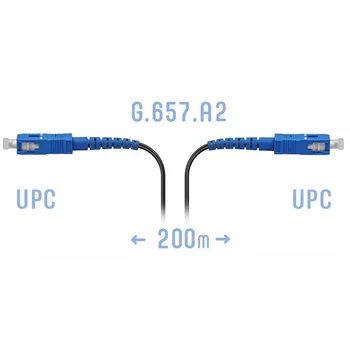 Патчкорд оптический FTTH SC/UPC, кабель 604-04-01, 200 метров