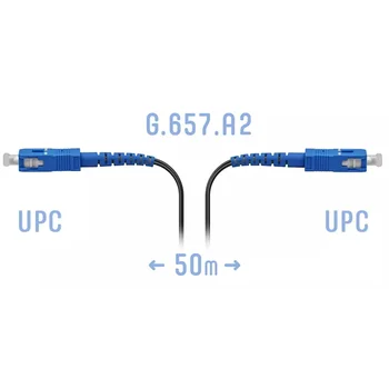 Патчкорд оптический FTTH SC/UPC, кабель 604-05-01, 50 метров