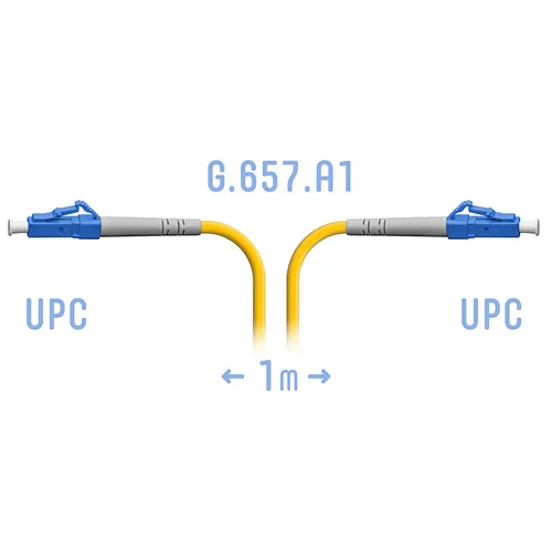 Патчкорд оптический LC/UPC SM G.657.A1 1 метр