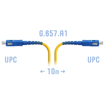 Патчкорд оптический SC/UPC SM G.657.A1 10 метров