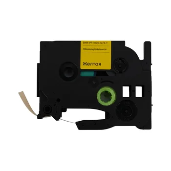 Лента для принтера SNR-HLP-1000P, 12мм, 8м, цвет желтый