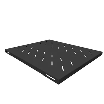 Полка стационарная усиленная для шкафов глубиной 800мм, (глубина полки 550мм) распределенная нагрузка 120кг, цвет-черный (SNR-SHELF-08055-120B)