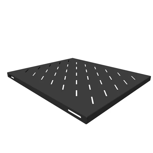 Полка стационарная для шкафов глубиной 800мм, (глубина полки 550мм) распределенная нагрузка 20кг, цвет-черный (SNR-SHELF-08055-20B)