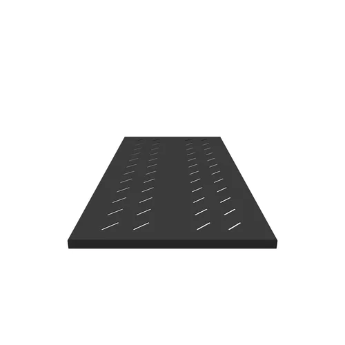 Полка стационарная усиленная для шкафов глубиной 1200мм, (глубина полки 950мм) распределенная нагрузка 120кг, цвет-черный (SNR-SHELF-12095-120B)