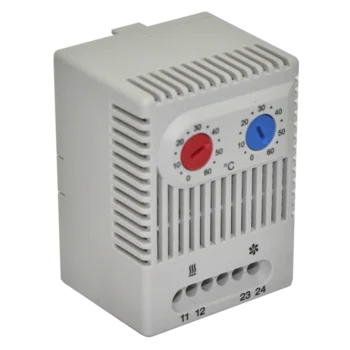 Блок управления климатом (термостат) для вентиляторов и обогревателей (сдвоенный)