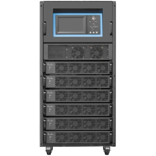 Шасси модульного источника бесперебойного питания 90 кВА/90 кВт серии СМ, 6 слотов для силовых модулей 15 кВА/15 кВт (SNR-UPS-ONRT-090-15CMX33)