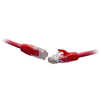 Коммутационный шнур U/UTP 4-х парный cat.6 0.5м LSZH standart красный