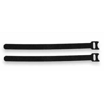 Хомут многократного использования Velcro®, 290мм, с мягкой застежкой, чёрные, 10шт.