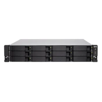 Сетевое хранилище Qnap TS-1283XU-RP-E2124-8G, 12xSATA 2,5", 3,5", 4x1000Base-T, 2x10Gbe SFP+, без дисков