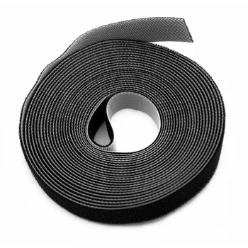Лента (липучка) в рулоне, ширина 16 мм, длина 5 м, черная